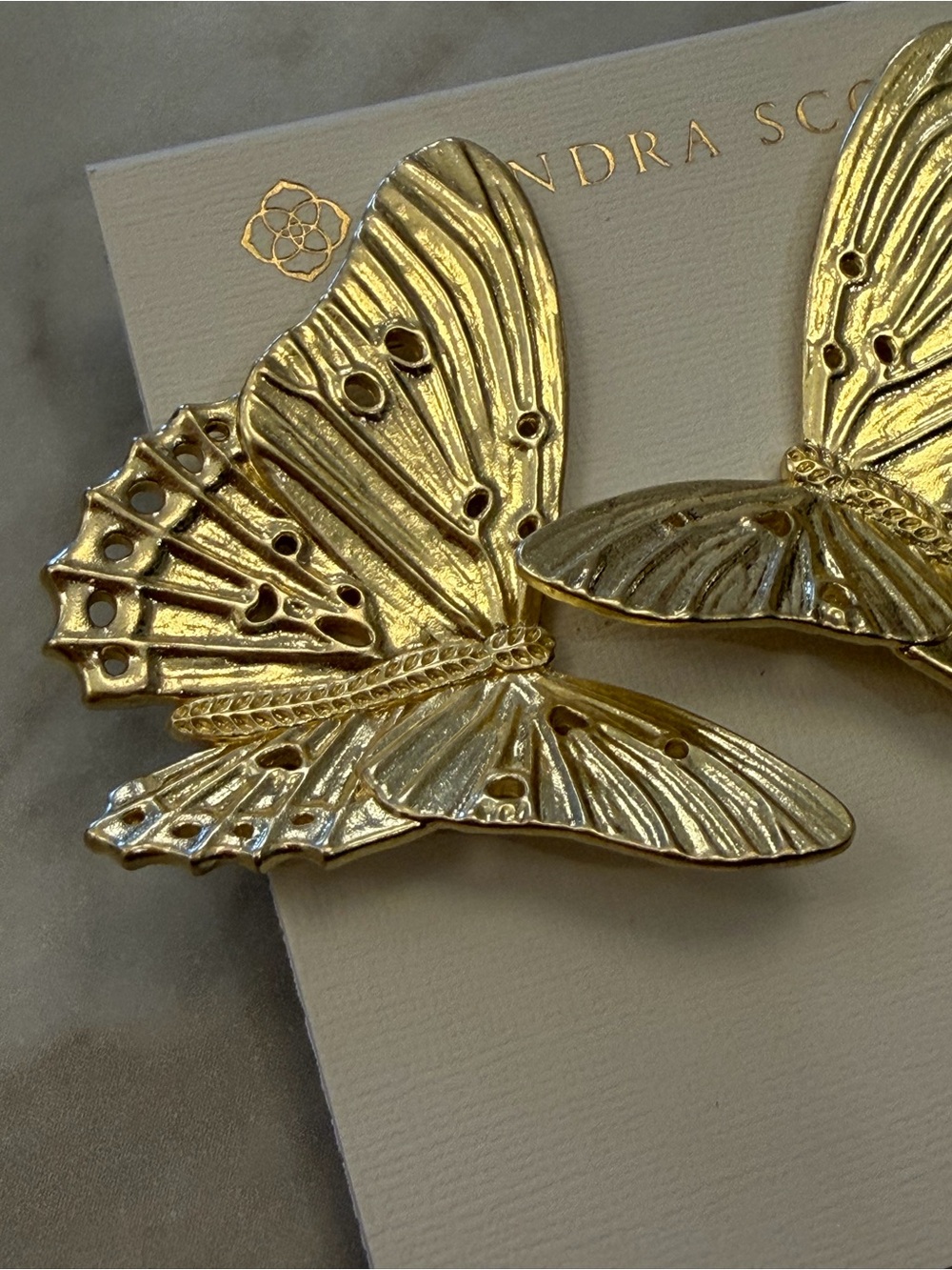 Kendra Scott Cailey Butterfly Earrings - Picture 3 of 3